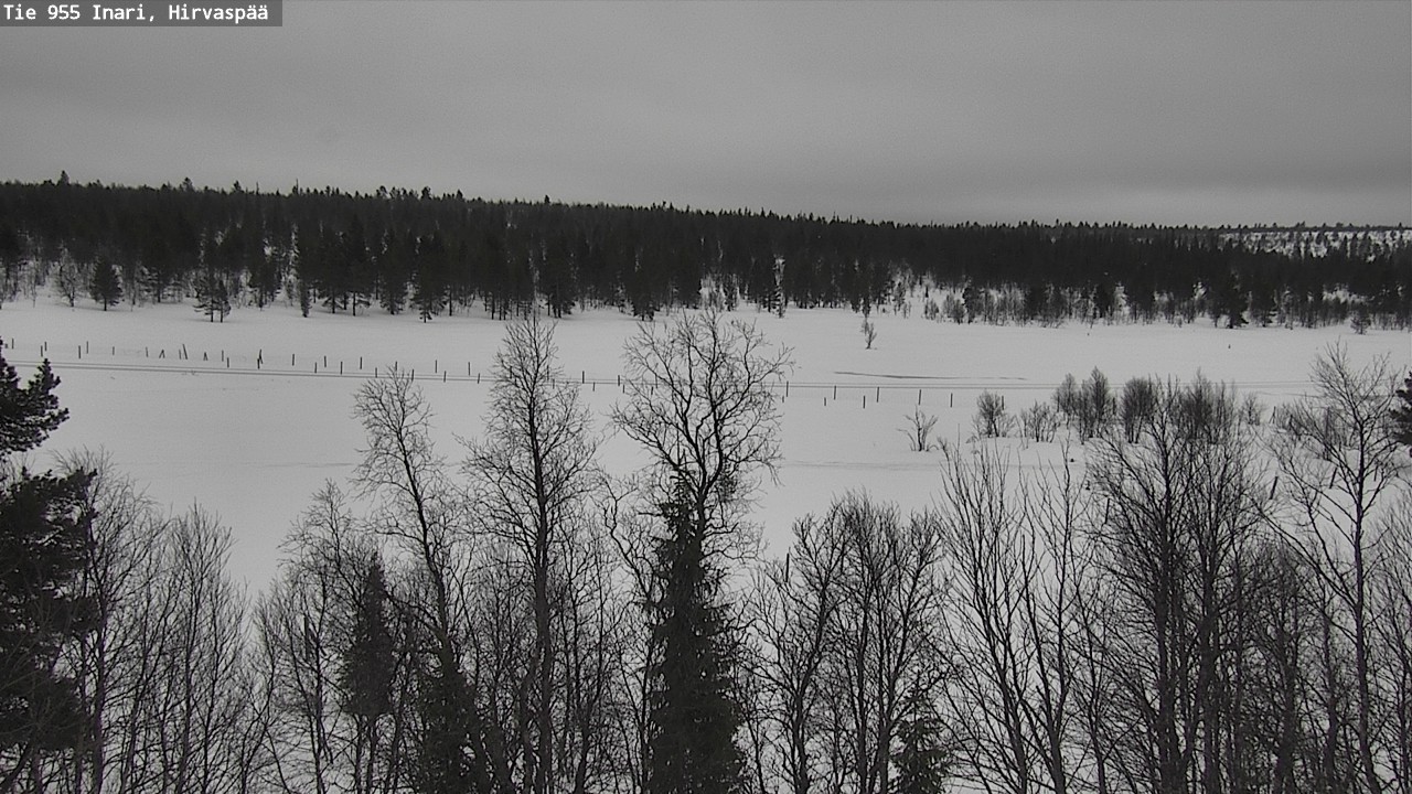 Kelikamerat Kuva Tie 955 Inari, Hirvaspää, Inari, Lappi