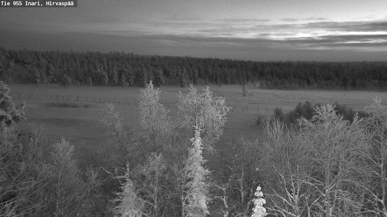 Weather Camera Image Väg 955 Enare, Hirvaspää, Inari, Lappi