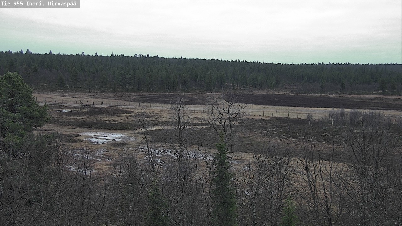 Kelikamerat Kuva Tie 955 Inari, Hirvaspää, Inari, Lappi