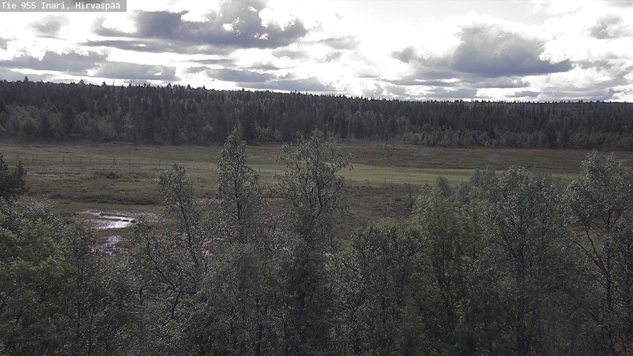 Weather Camera Image Väg 955 Enare, Hirvaspää, Inari, Lappi
