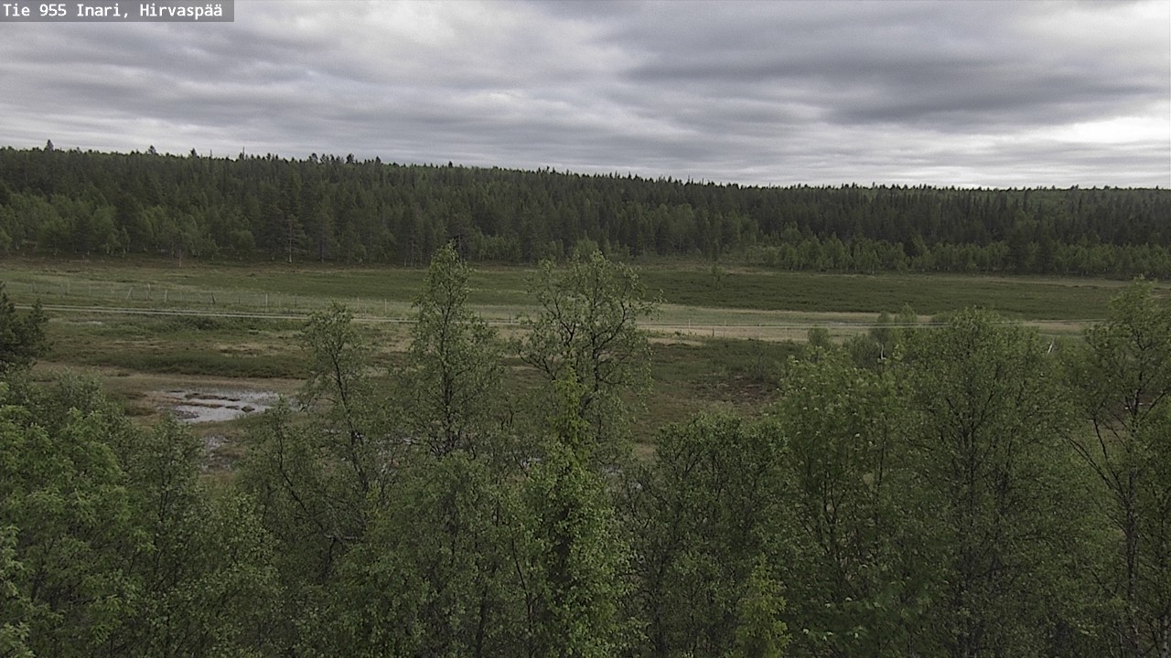 Kelikamerat Kuva Tie 955 Inari, Hirvaspää, Inari, Lappi