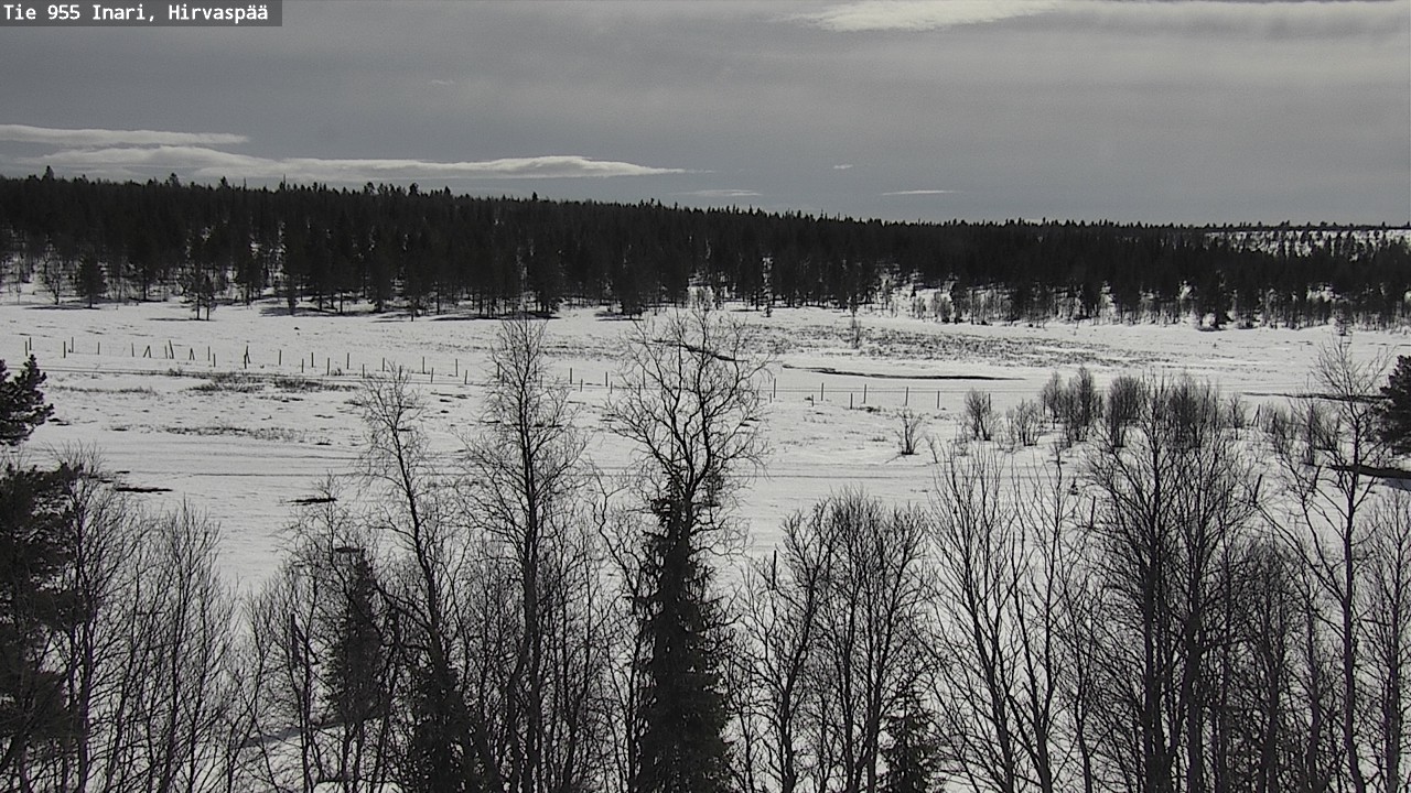 Weather Camera Image Väg 955 Enare, Hirvaspää, Inari, Lappi