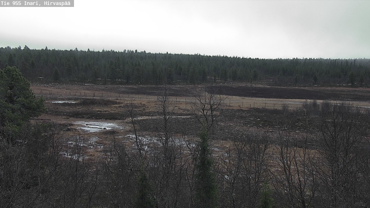 Kelikamerat Kuva Tie 955 Inari, Hirvaspää, Inari, Lappi