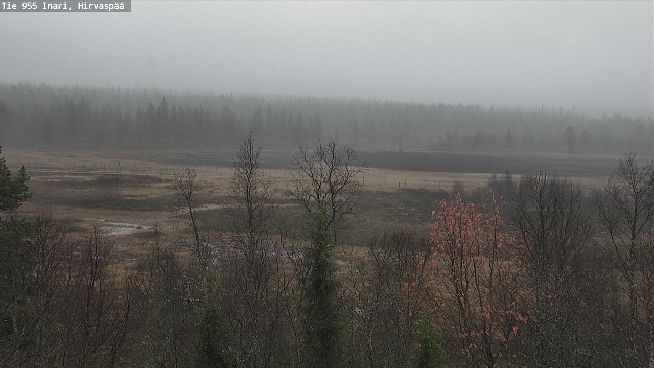 Weather Camera Image Road 955 Inari, Hirvaspää, Inari, Lappi