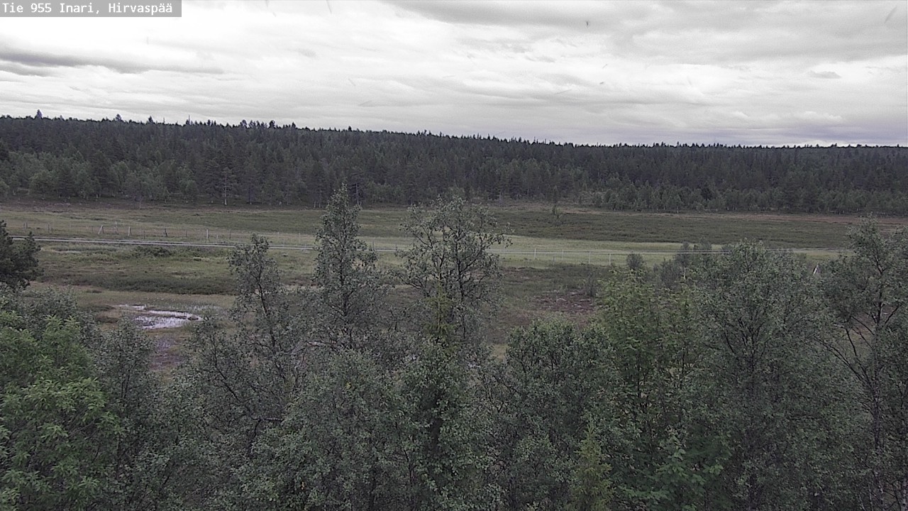 Kelikamerat Kuva Tie 955 Inari, Hirvaspää, Inari, Lappi