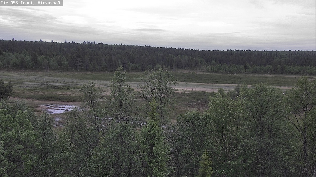 Kelikamerat Kuva Tie 955 Inari, Hirvaspää, Inari, Lappi