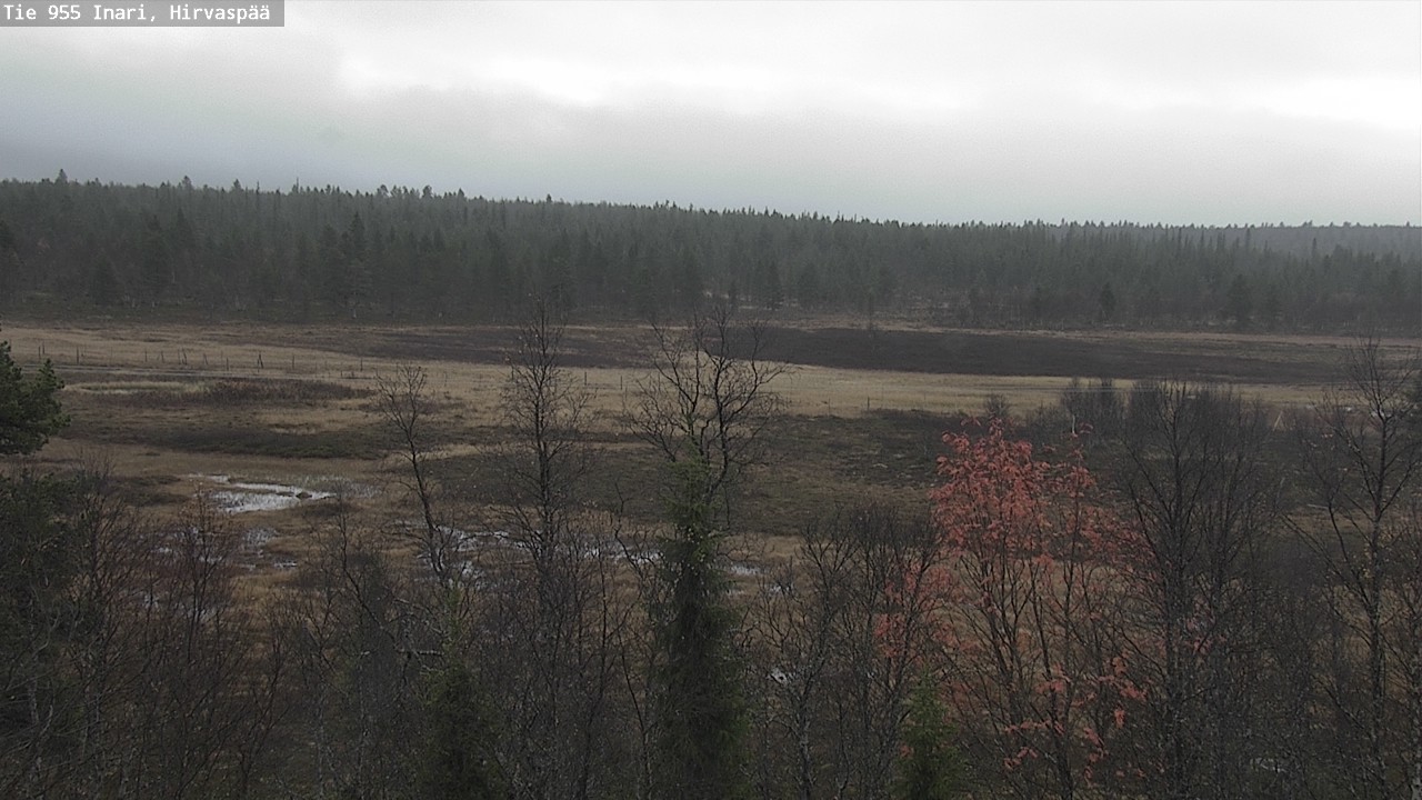 Kelikamerat Kuva Tie 955 Inari, Hirvaspää, Inari, Lappi