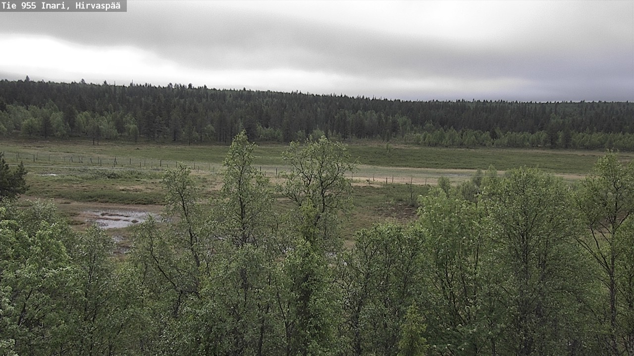 Kelikamerat Kuva Tie 955 Inari, Hirvaspää, Inari, Lappi