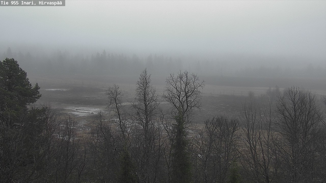 Kelikamerat Kuva Tie 955 Inari, Hirvaspää, Inari, Lappi