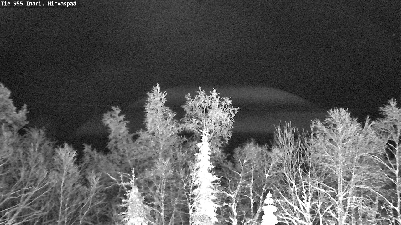 Weather Camera Image Road 955 Inari, Hirvaspää, Inari, Lappi