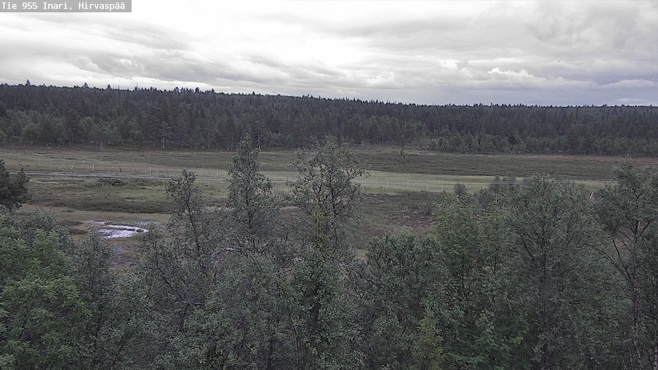 Kelikamerat Kuva Tie 955 Inari, Hirvaspää, Inari, Lappi