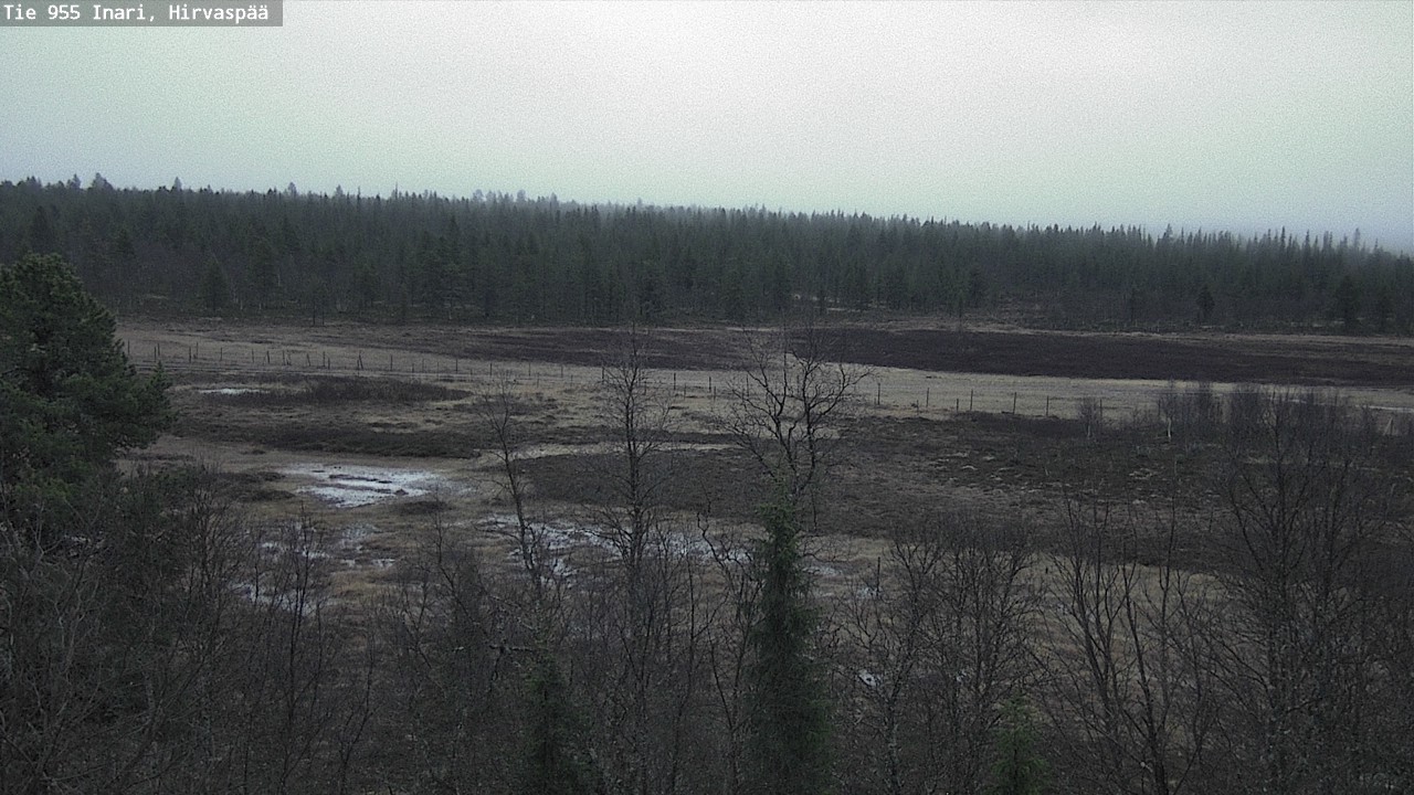Kelikamerat Kuva Tie 955 Inari, Hirvaspää, Inari, Lappi