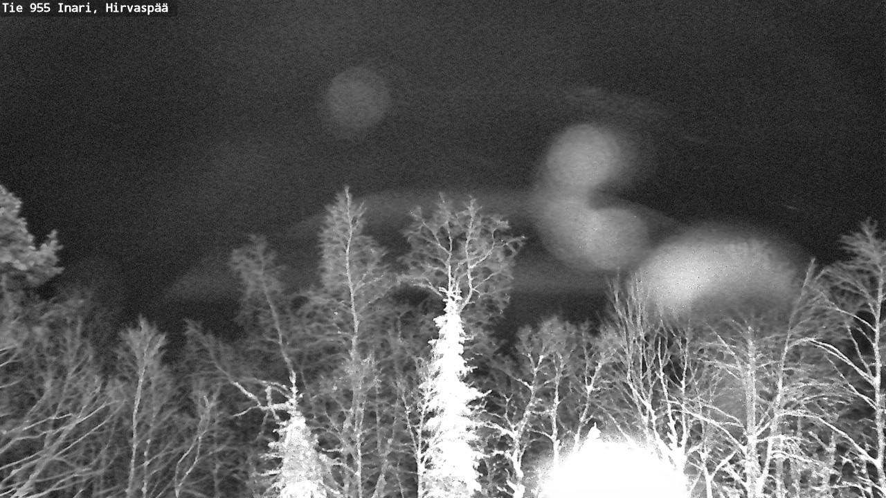 Weather Camera Image Road 955 Inari, Hirvaspää, Inari, Lappi