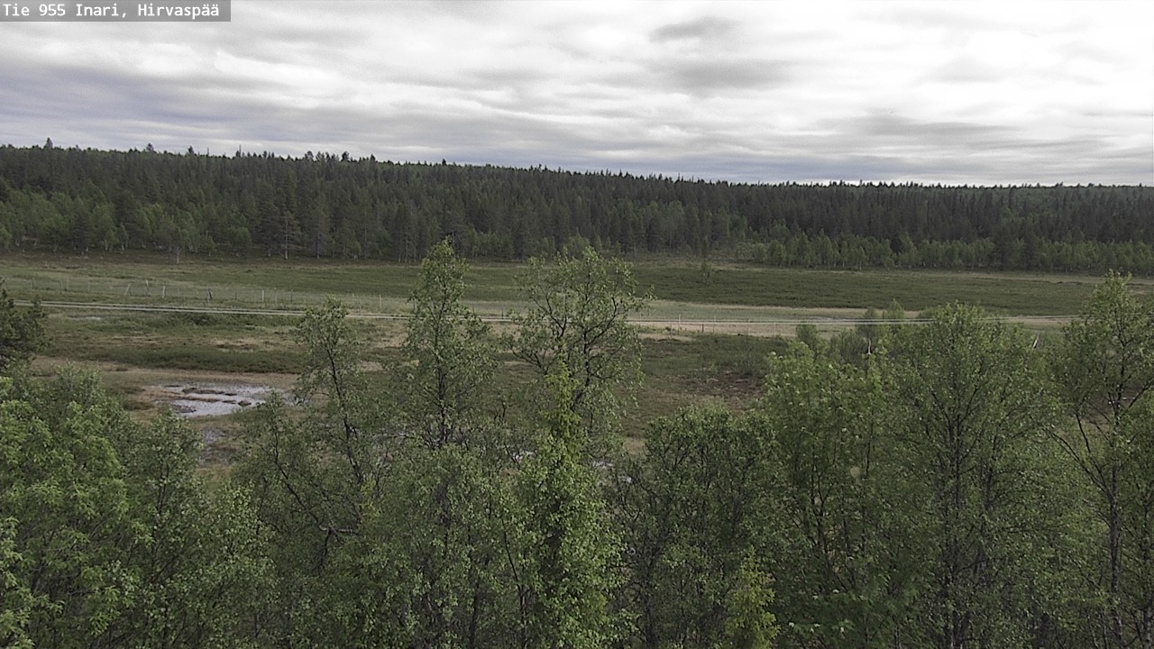 Kelikamerat Kuva Tie 955 Inari, Hirvaspää, Inari, Lappi
