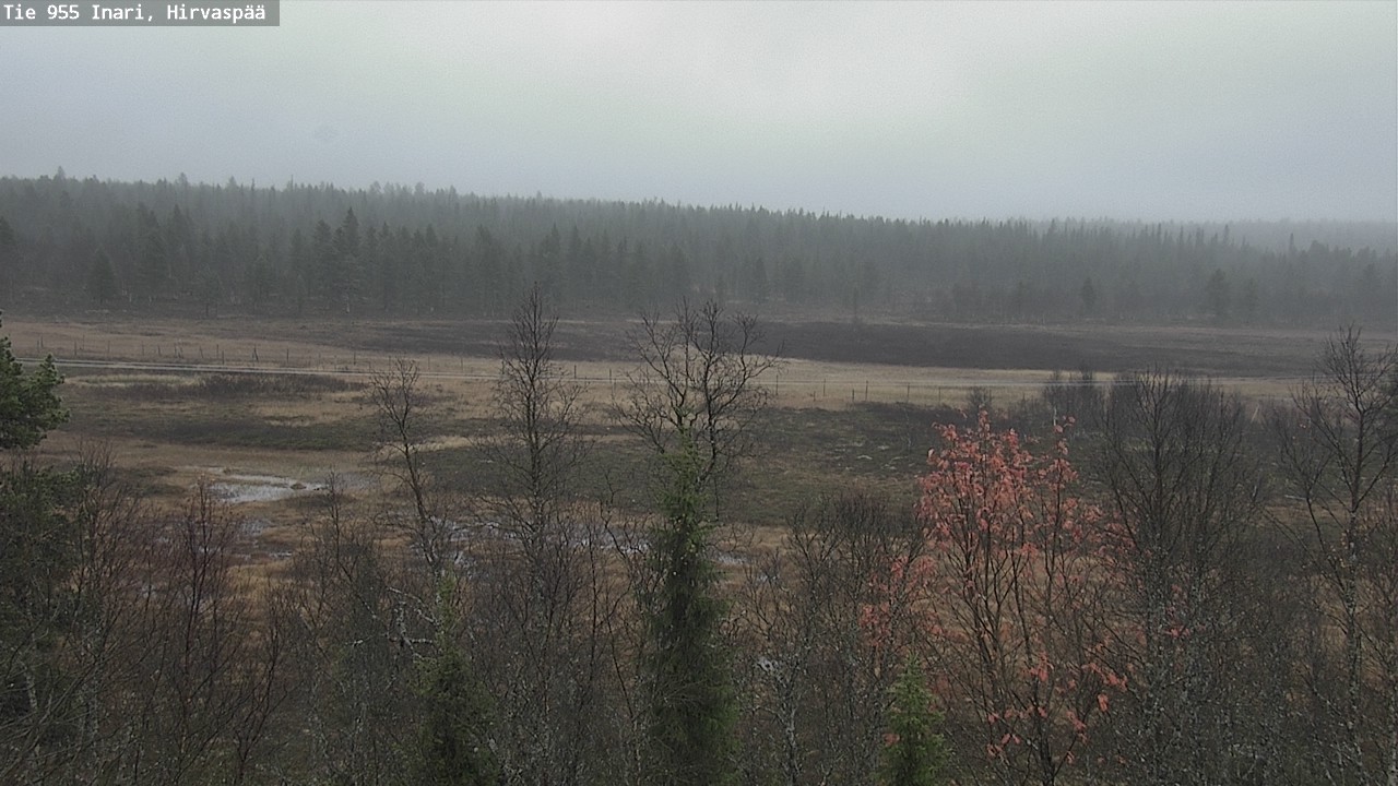 Weather Camera Image Road 955 Inari, Hirvaspää, Inari, Lappi