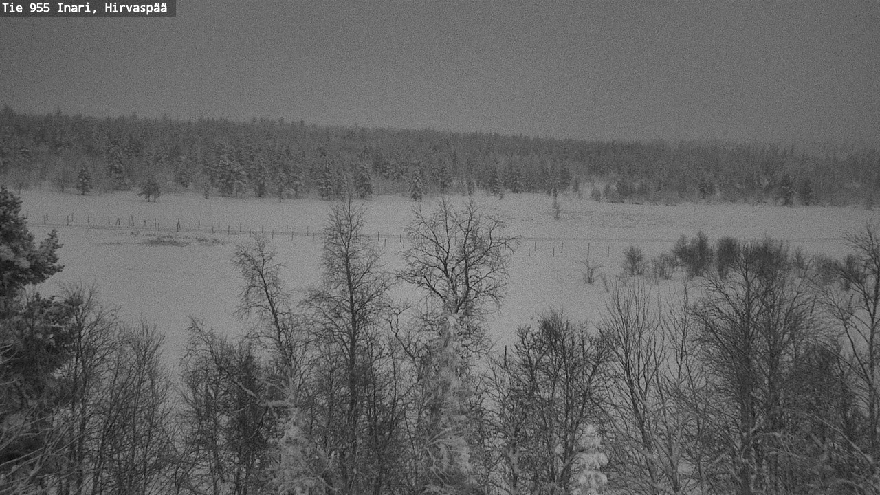 Kelikamerat Kuva Tie 955 Inari, Hirvaspää, Inari, Lappi