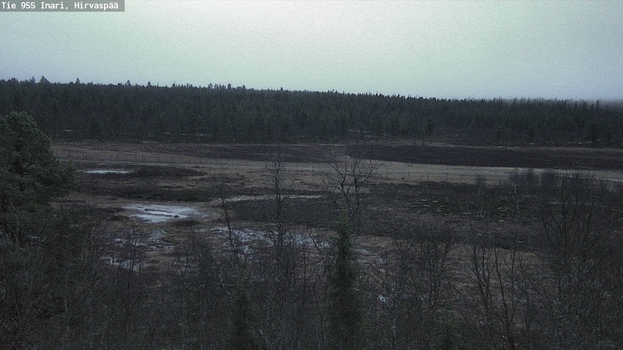 Kelikamerat Kuva Tie 955 Inari, Hirvaspää, Inari, Lappi