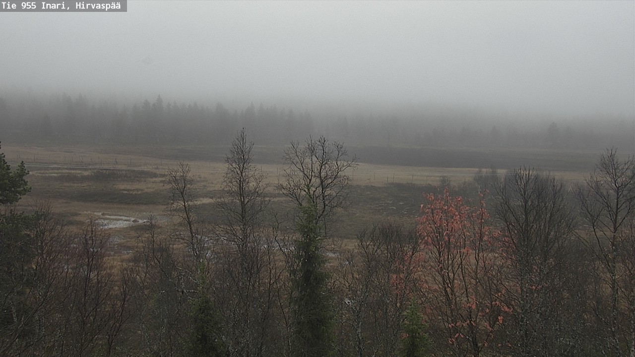 Weather Camera Image Road 955 Inari, Hirvaspää, Inari, Lappi