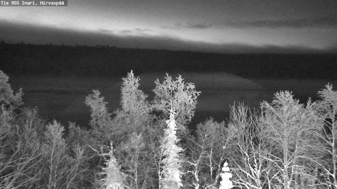 Weather Camera Image Road 955 Inari, Hirvaspää, Inari, Lappi
