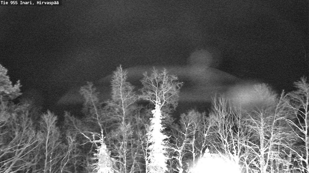 Weather Camera Image Road 955 Inari, Hirvaspää, Inari, Lappi