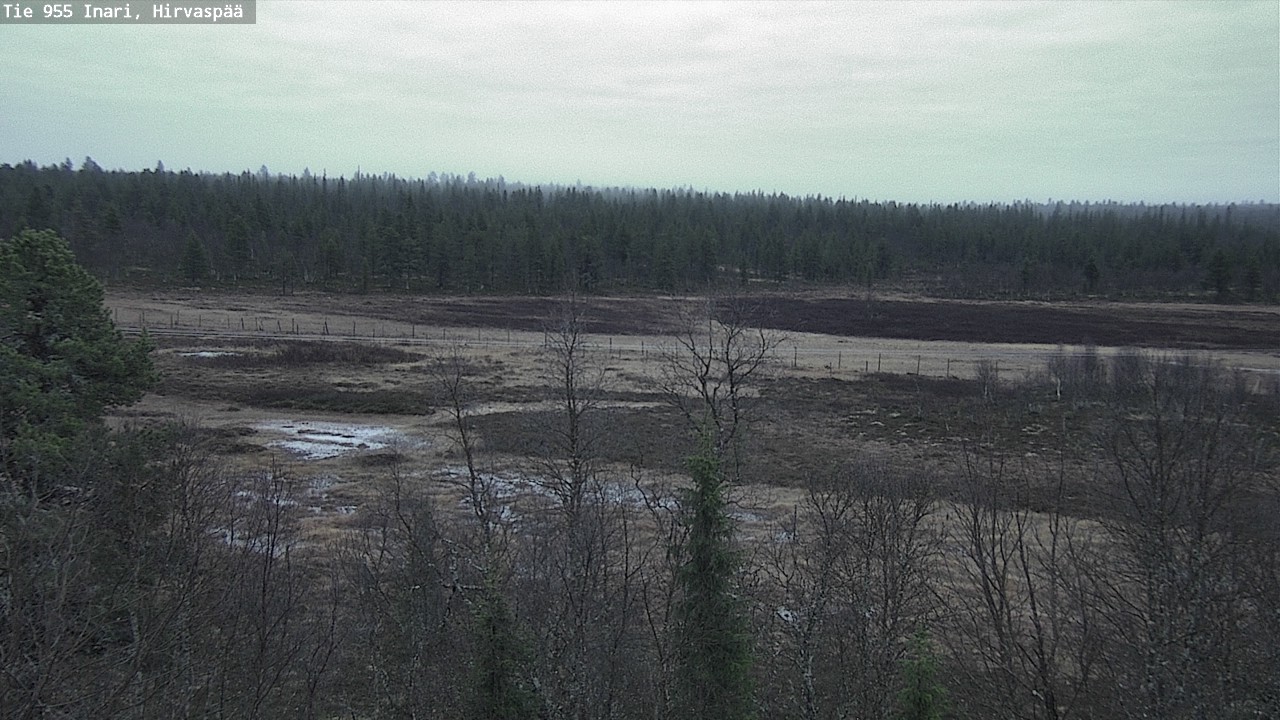 Kelikamerat Kuva Tie 955 Inari, Hirvaspää, Inari, Lappi