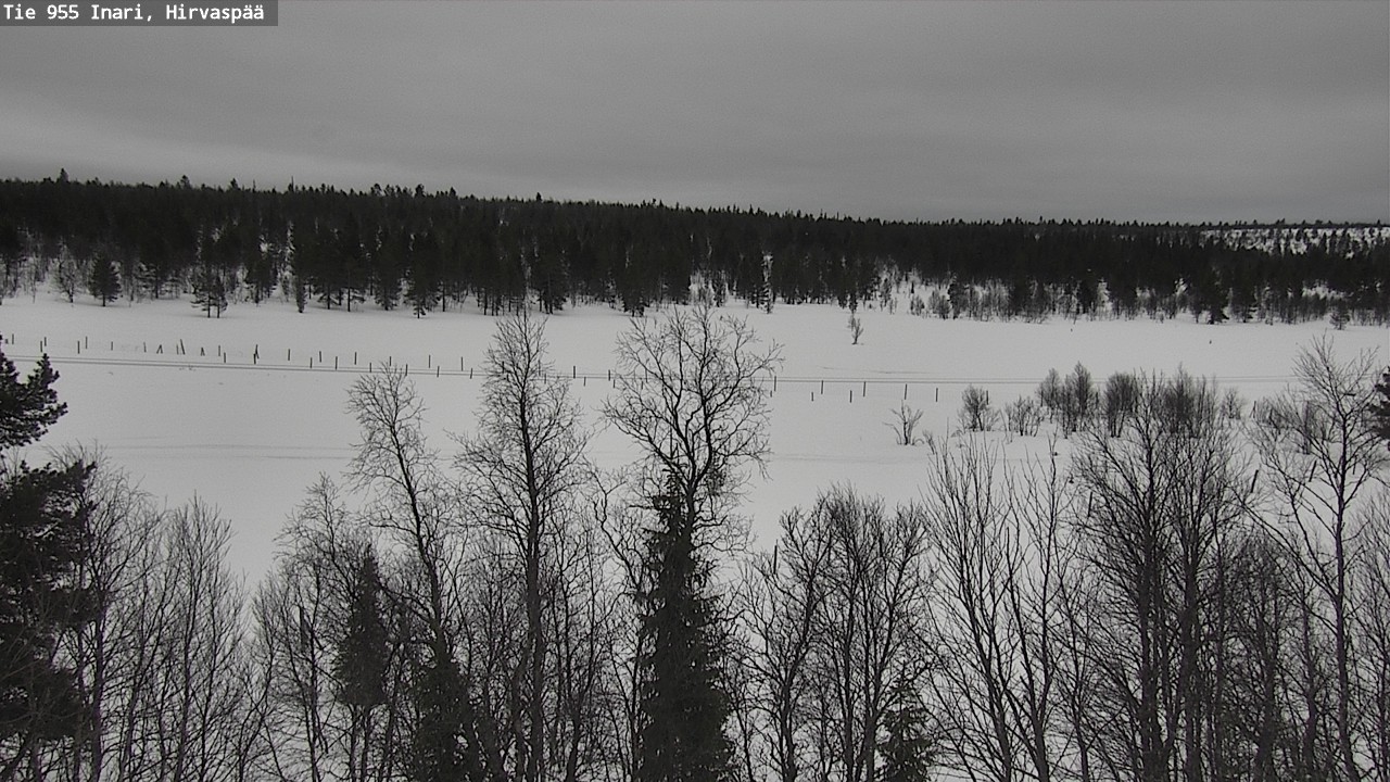 Kelikamerat Kuva Tie 955 Inari, Hirvaspää, Inari, Lappi