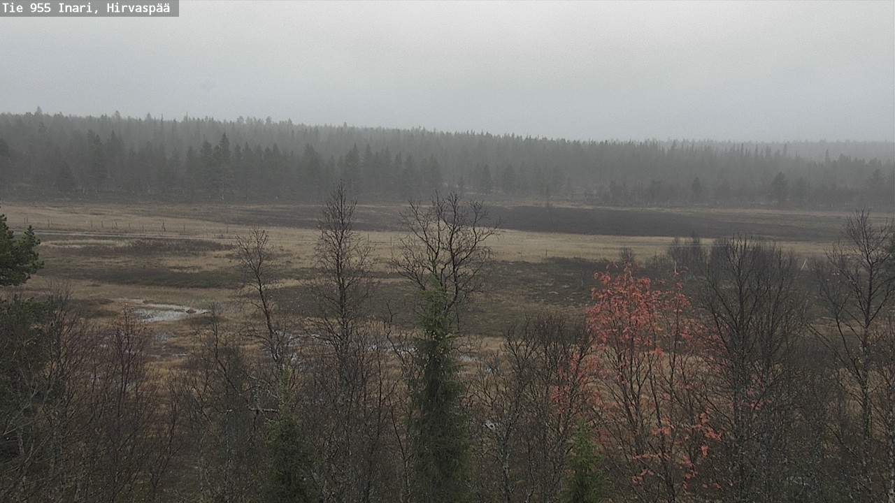 Kelikamerat Kuva Tie 955 Inari, Hirvaspää, Inari, Lappi