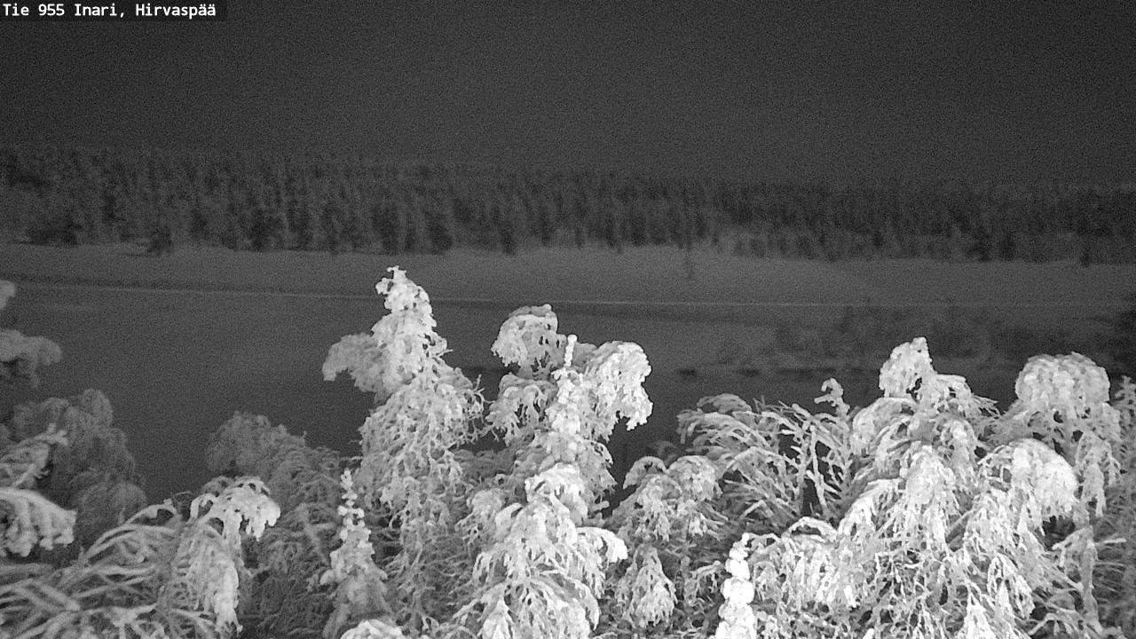 Kelikamerat Kuva Tie 955 Inari, Hirvaspää, Inari, Lappi