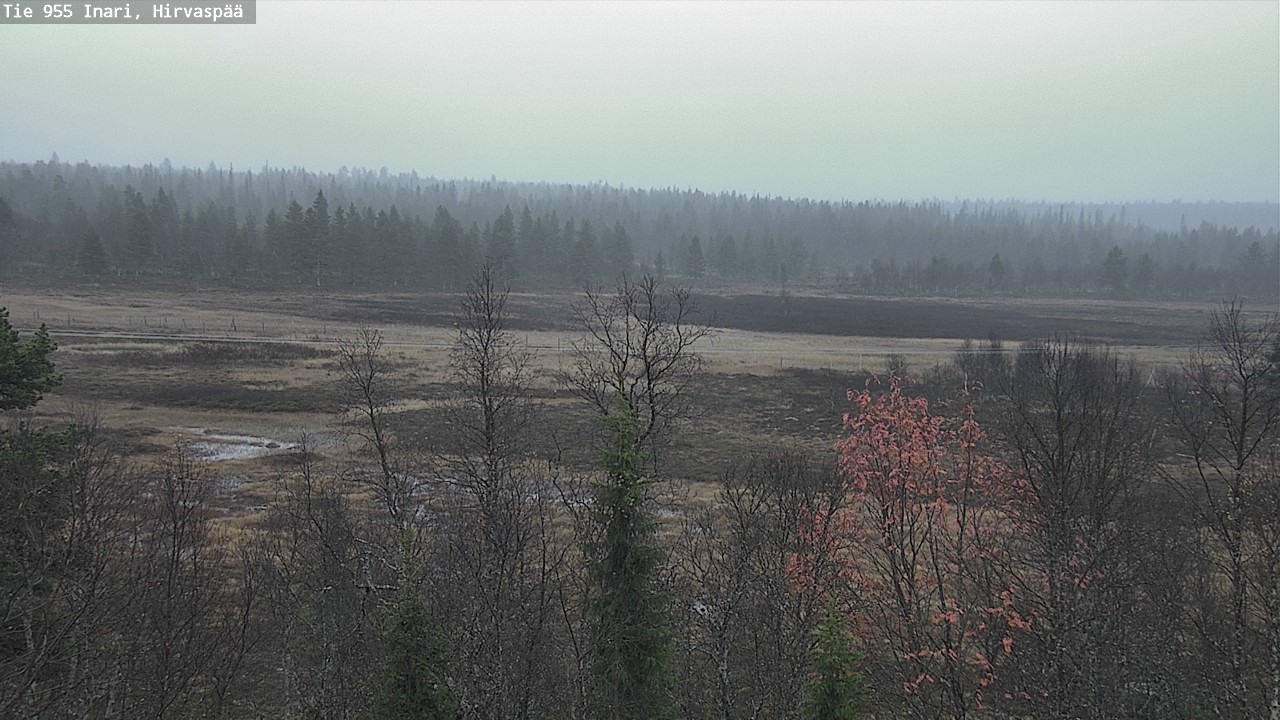 Kelikamerat Kuva Tie 955 Inari, Hirvaspää, Inari, Lappi