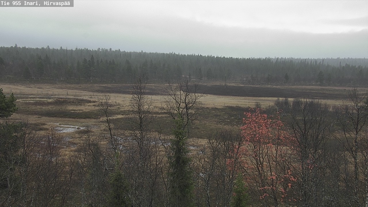 Kelikamerat Kuva Tie 955 Inari, Hirvaspää, Inari, Lappi