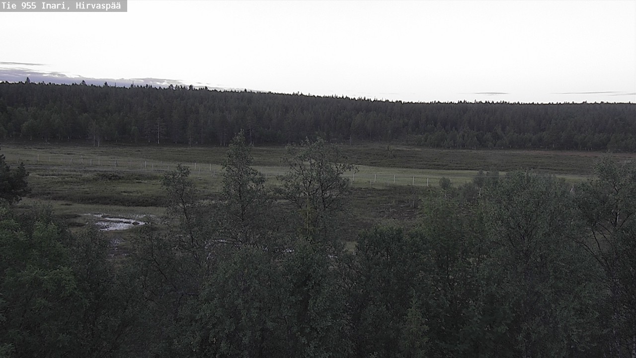 Kelikamerat Kuva Tie 955 Inari, Hirvaspää, Inari, Lappi