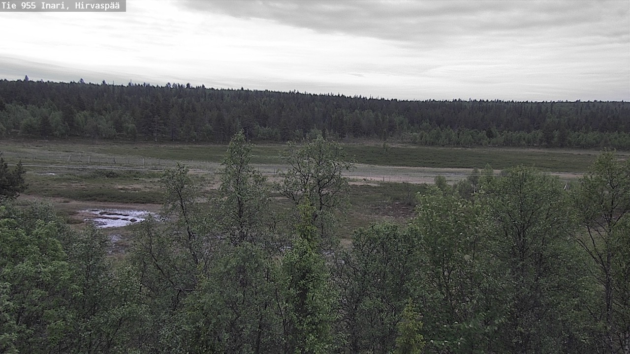 Kelikamerat Kuva Tie 955 Inari, Hirvaspää, Inari, Lappi