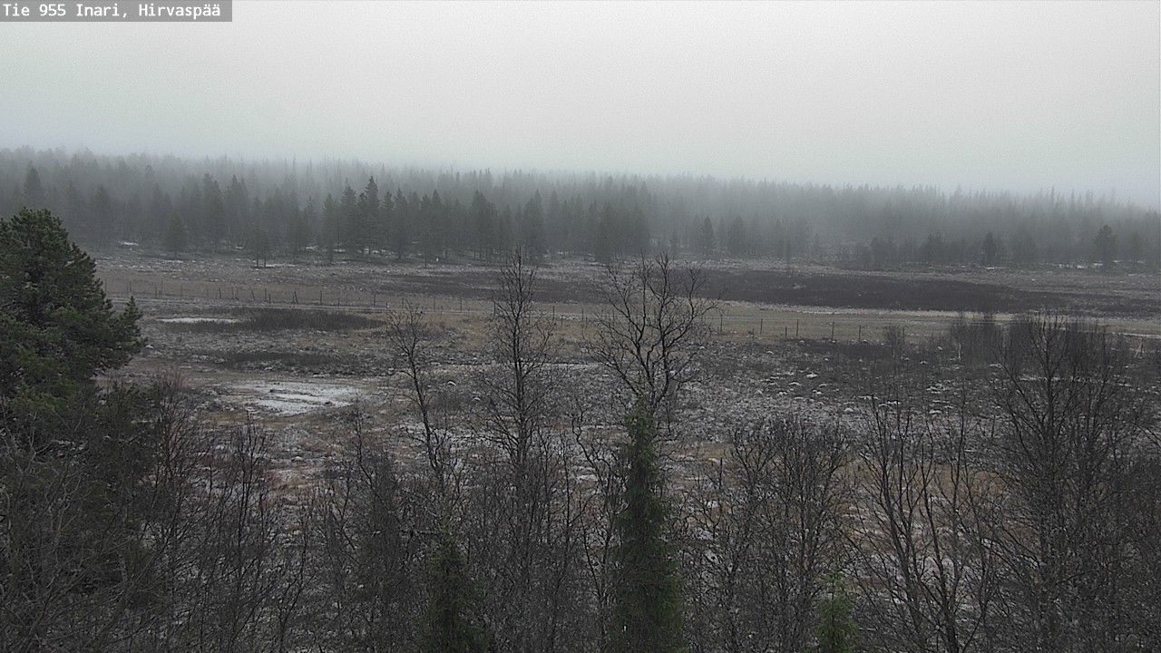 Kelikamerat Kuva Tie 955 Inari, Hirvaspää, Inari, Lappi