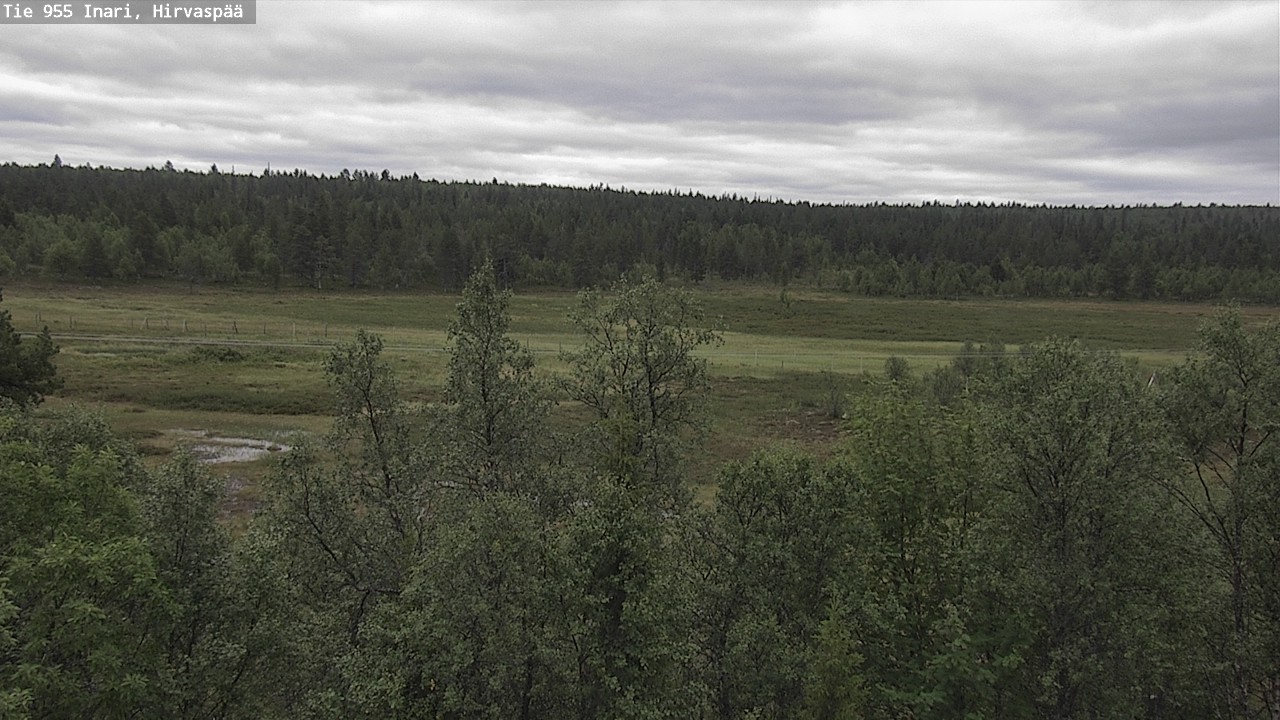 Kelikamerat Kuva Tie 955 Inari, Hirvaspää, Inari, Lappi