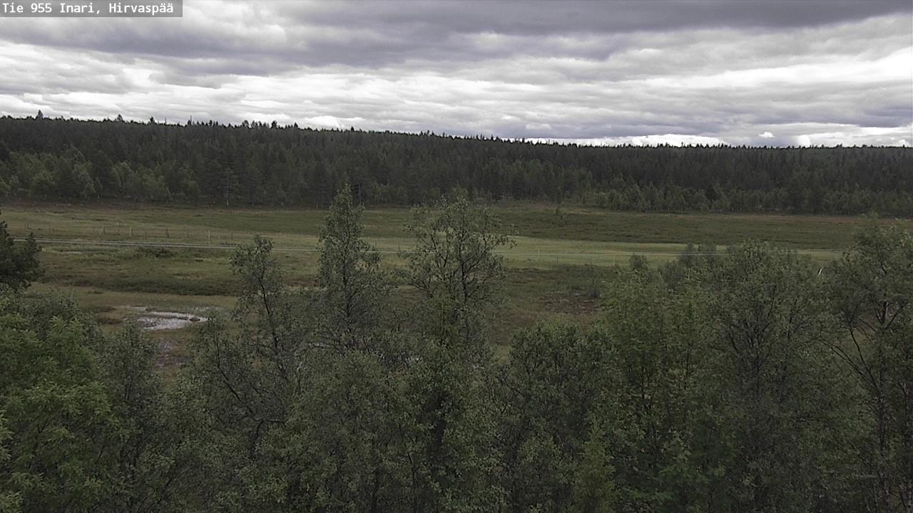 Kelikamerat Kuva Tie 955 Inari, Hirvaspää, Inari, Lappi