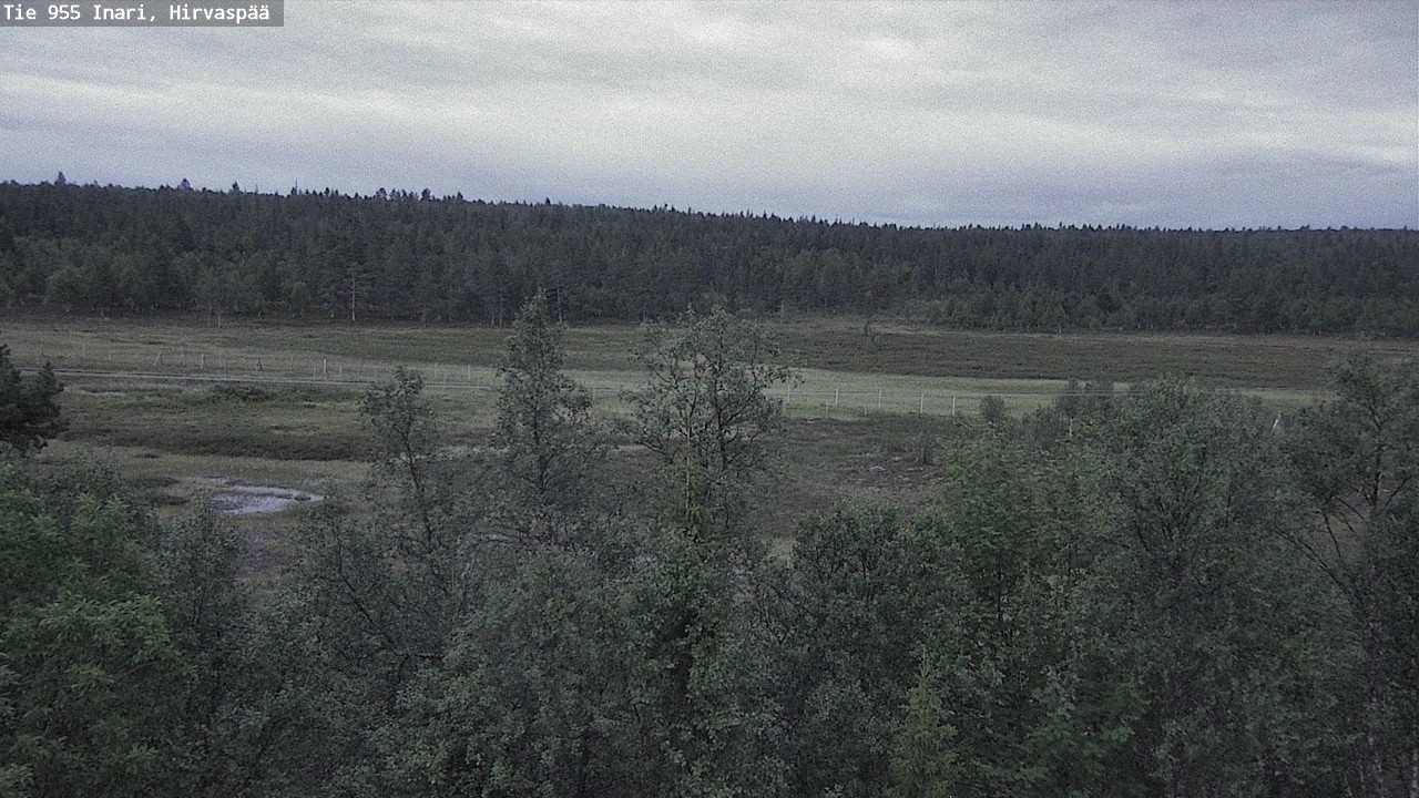 Kelikamerat Kuva Tie 955 Inari, Hirvaspää, Inari, Lappi