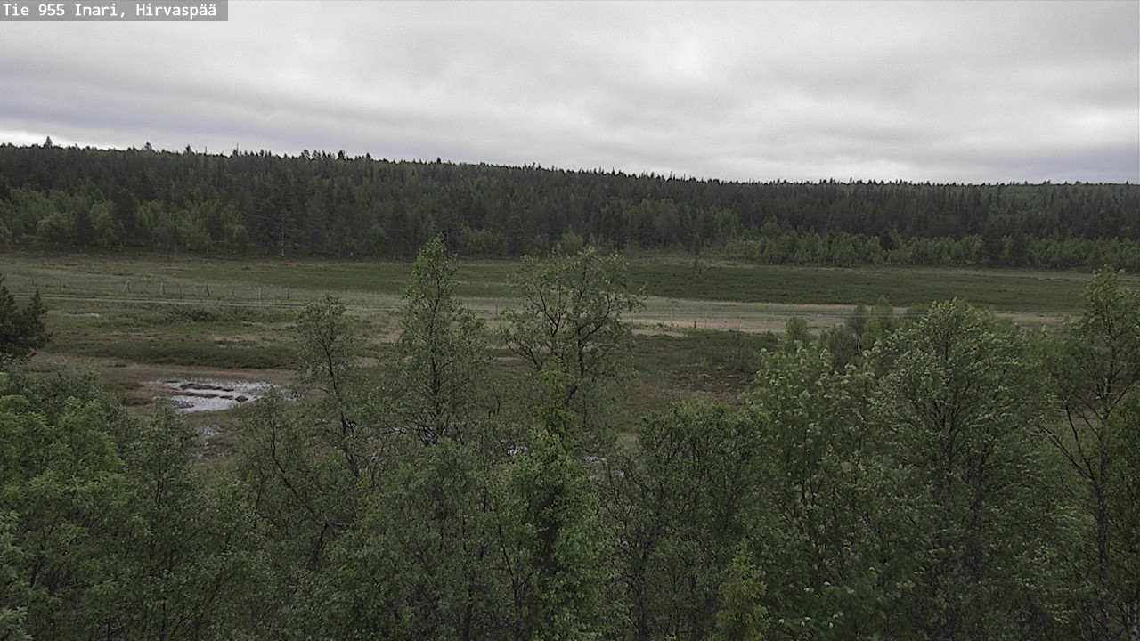 Weather Camera Image Road 955 Inari, Hirvaspää, Inari, Lappi