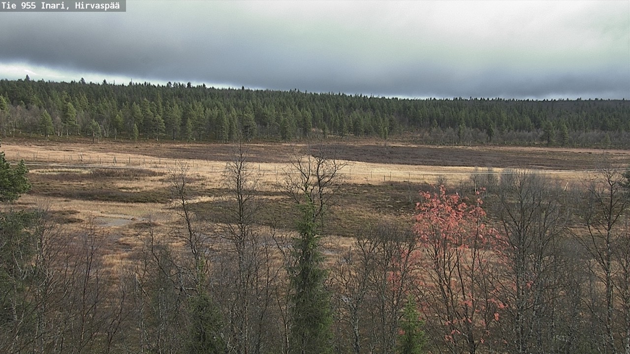 Weather Camera Image Road 955 Inari, Hirvaspää, Inari, Lappi