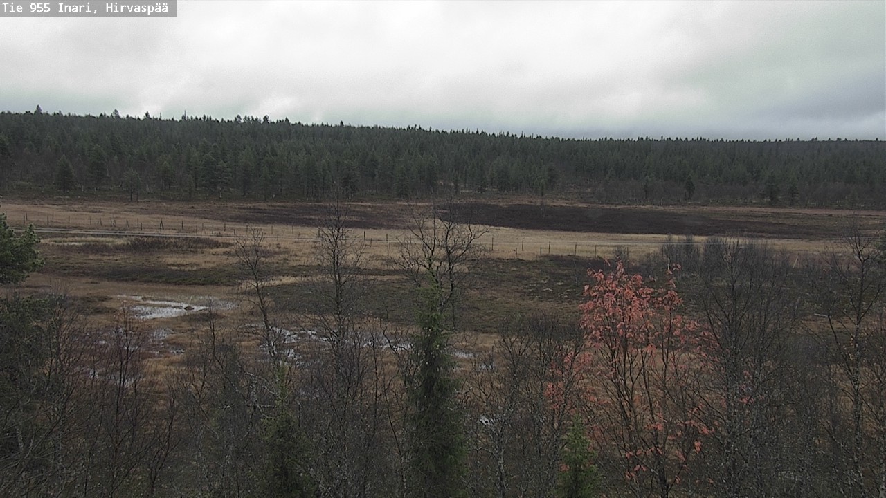 Weather Camera Image Road 955 Inari, Hirvaspää, Inari, Lappi