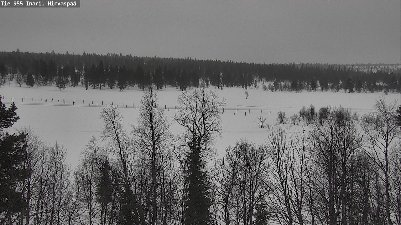 Kelikamerat Kuva Tie 955 Inari, Hirvaspää, Inari, Lappi
