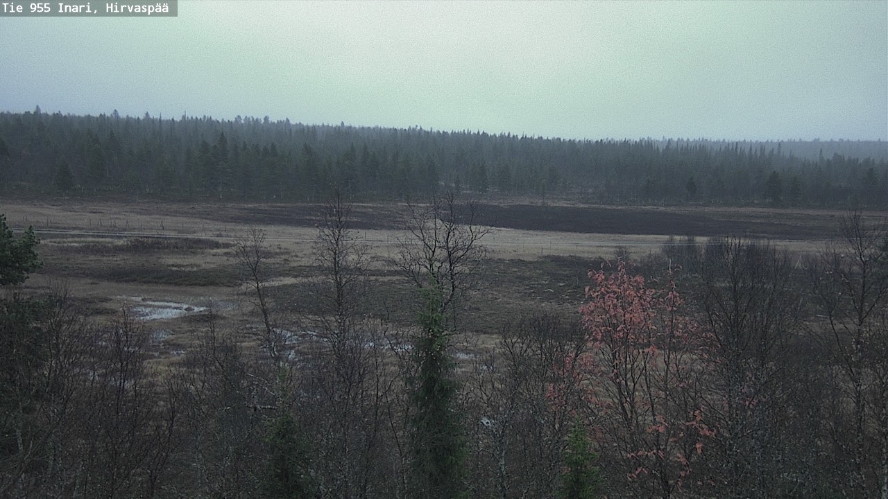 Kelikamerat Kuva Tie 955 Inari, Hirvaspää, Inari, Lappi
