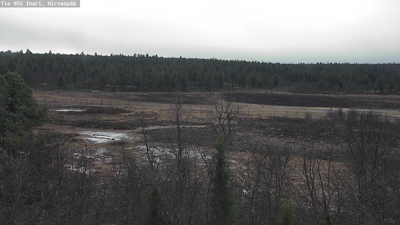 Kelikamerat Kuva Tie 955 Inari, Hirvaspää, Inari, Lappi