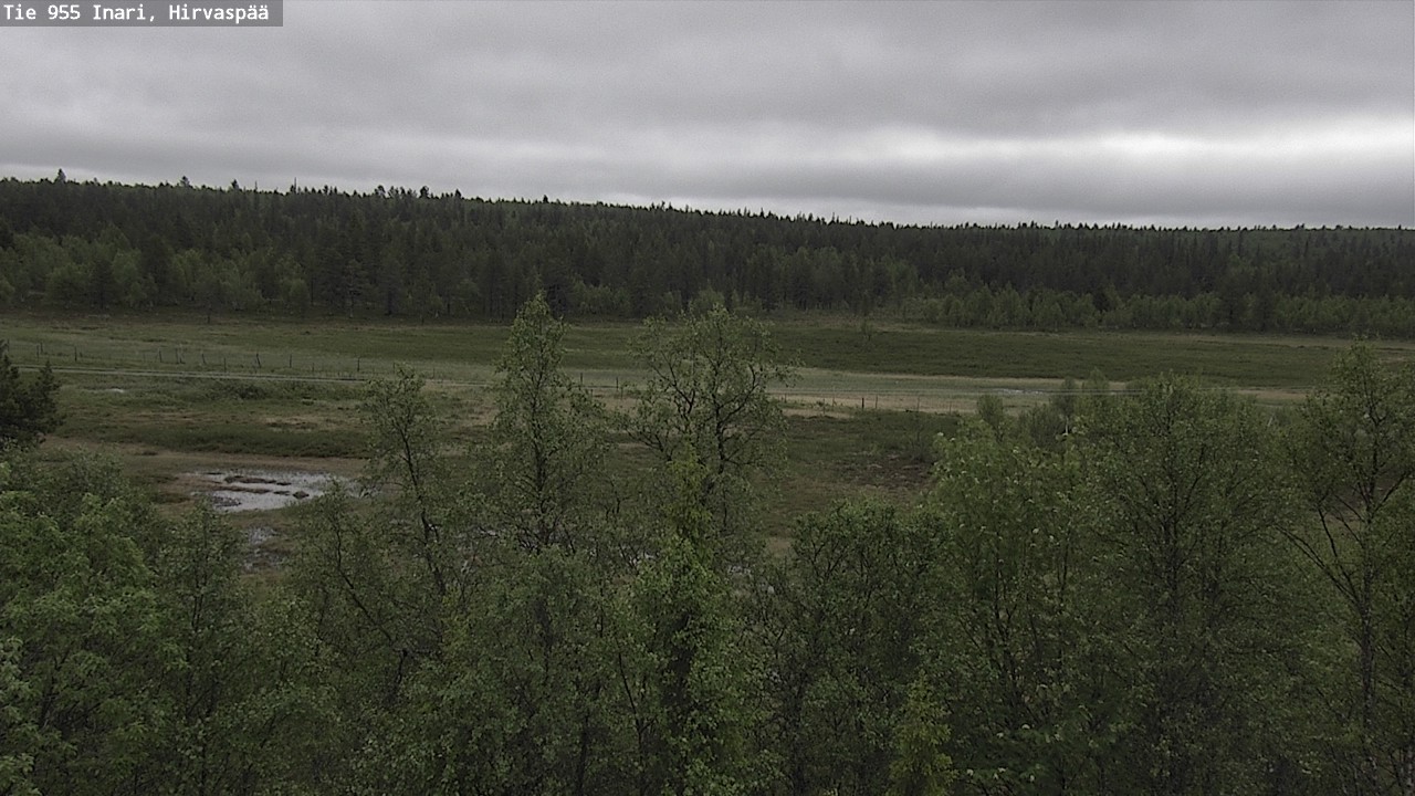 Kelikamerat Kuva Tie 955 Inari, Hirvaspää, Inari, Lappi