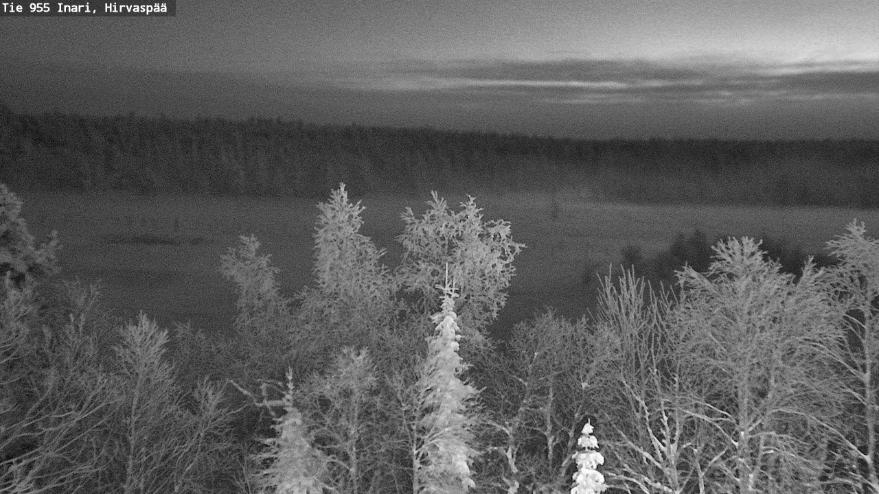 Weather Camera Image Väg 955 Enare, Hirvaspää, Inari, Lappi