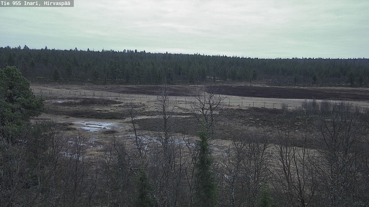 Kelikamerat Kuva Tie 955 Inari, Hirvaspää, Inari, Lappi