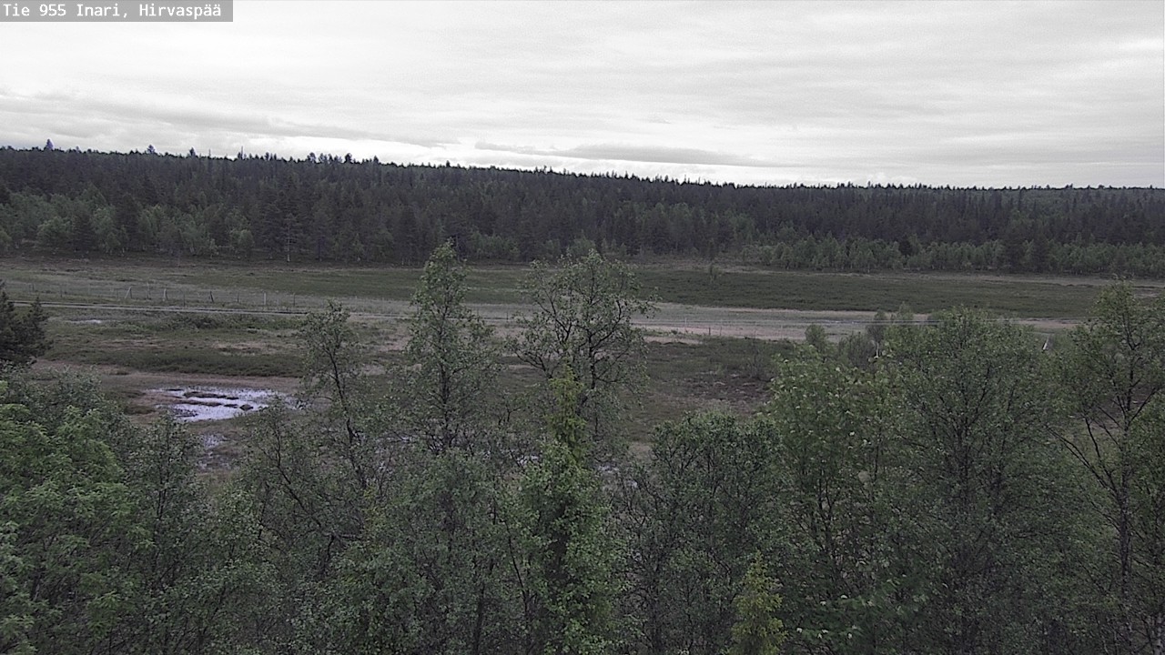Kelikamerat Kuva Tie 955 Inari, Hirvaspää, Inari, Lappi
