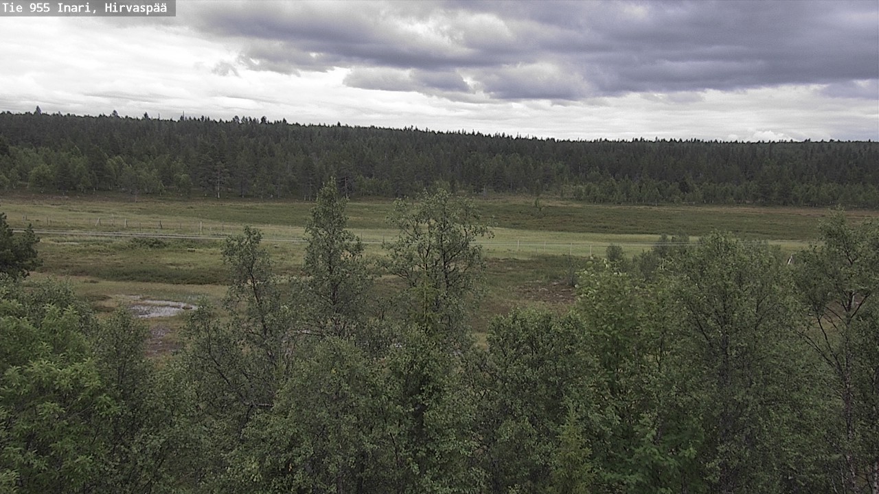 Kelikamerat Kuva Tie 955 Inari, Hirvaspää, Inari, Lappi