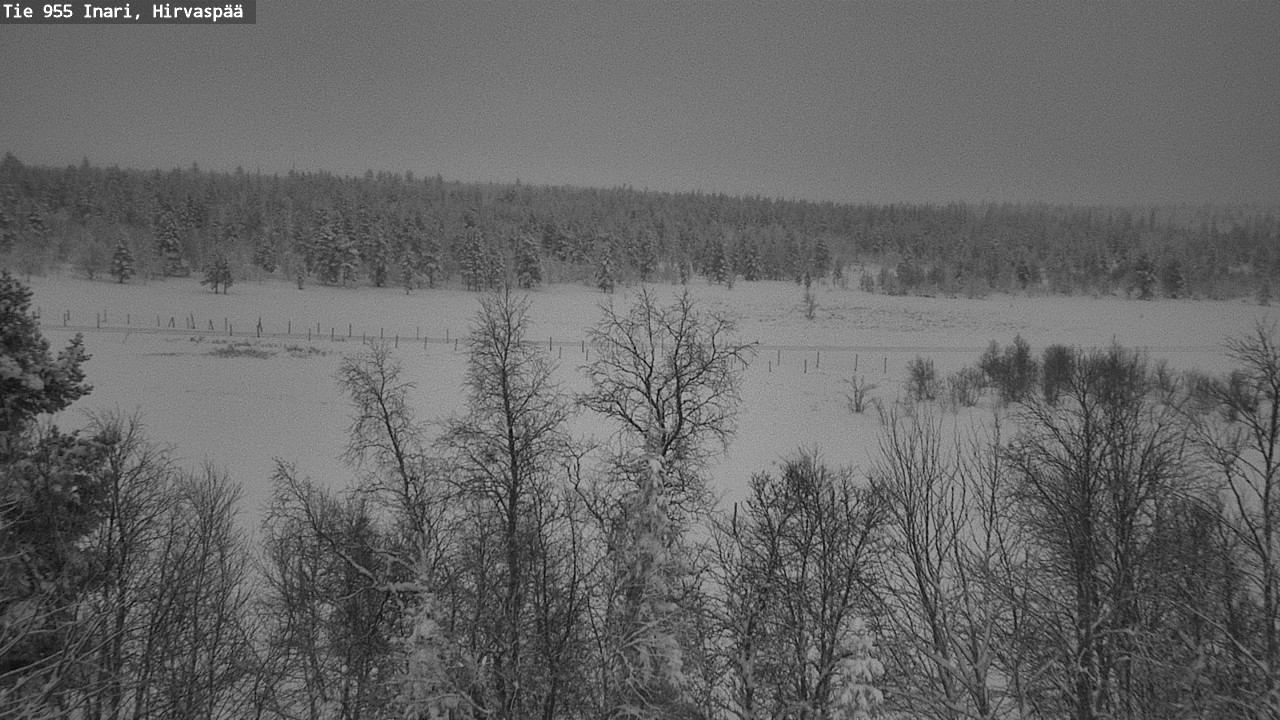 Kelikamerat Kuva Tie 955 Inari, Hirvaspää, Inari, Lappi