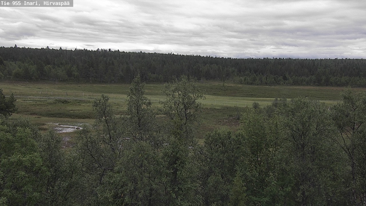 Kelikamerat Kuva Tie 955 Inari, Hirvaspää, Inari, Lappi