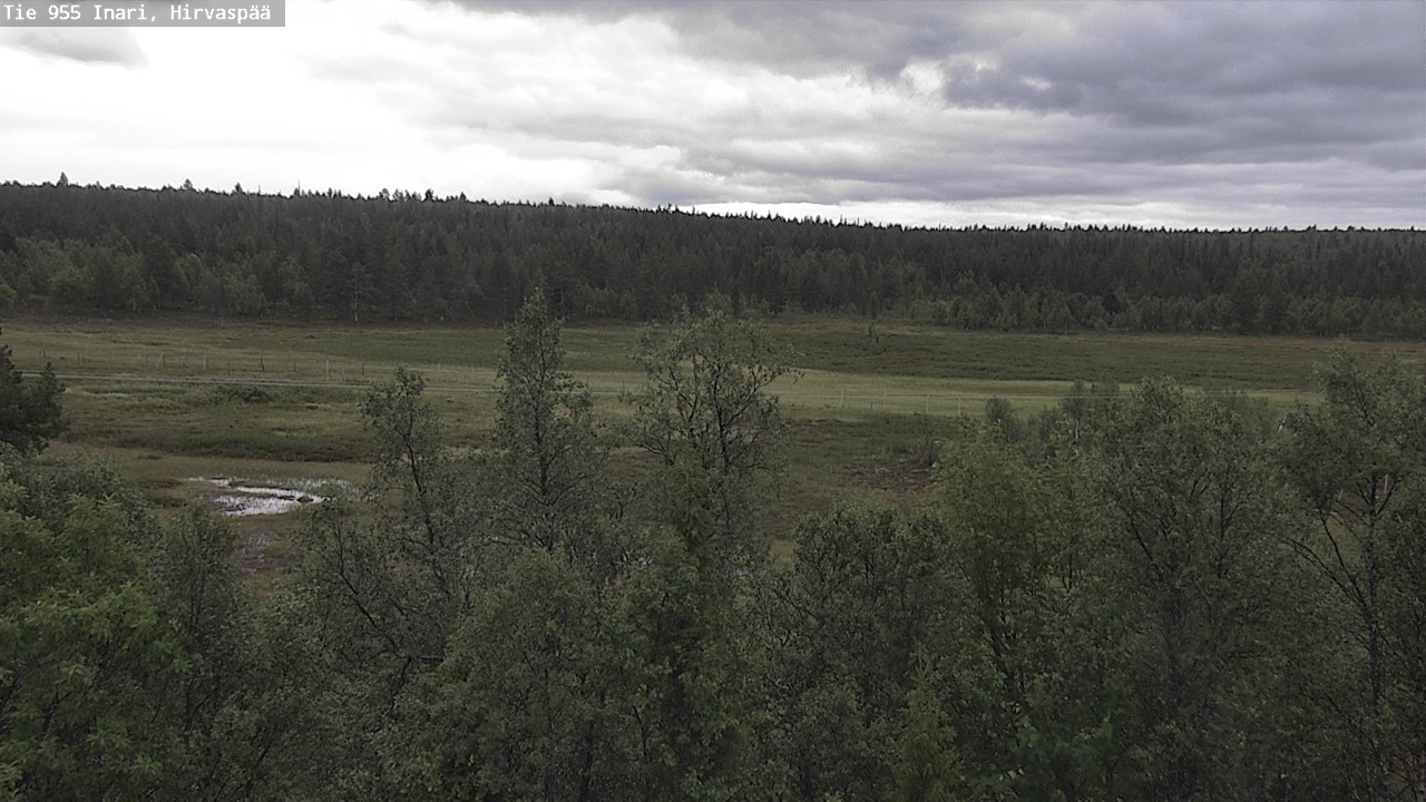 Kelikamerat Kuva Tie 955 Inari, Hirvaspää, Inari, Lappi